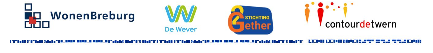 WonenBreburg, De Wever, Stichting 2Gether en ContourdeTwern